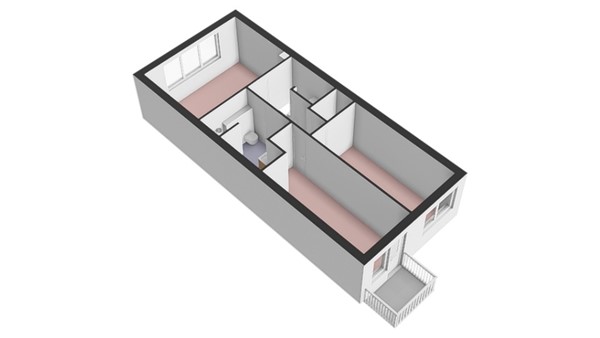 Floorplan - Nasakonstraat 24, 8303 AS Emmeloord